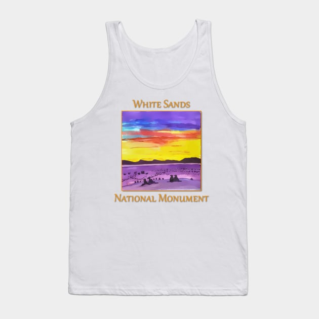 White Sands National Monument Tank Top by WelshDesigns